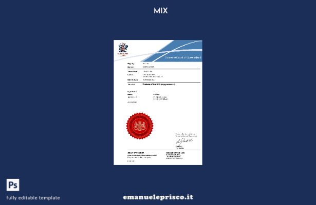 modello di Probate of the Will (Corte Suprema del Queensland) in stile verificat